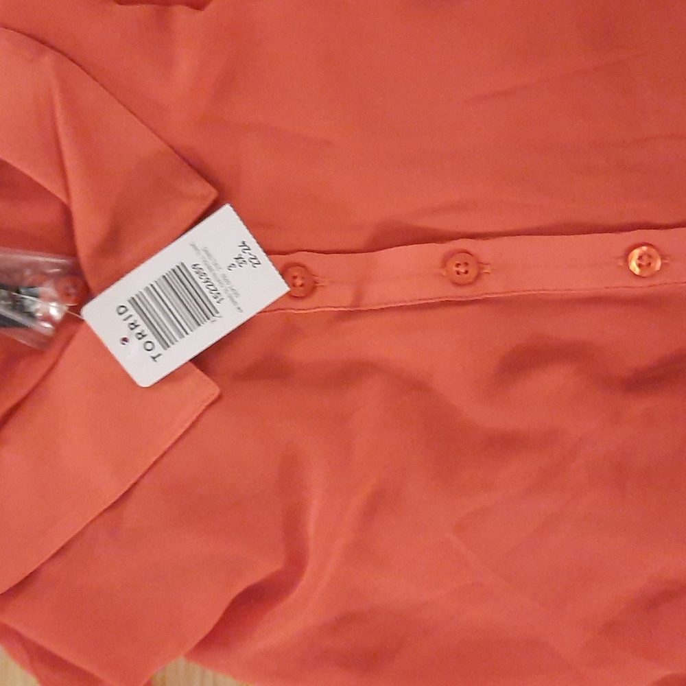 Torrid Chiffon Babydoll High Low Tunic - Picture 10 of 10